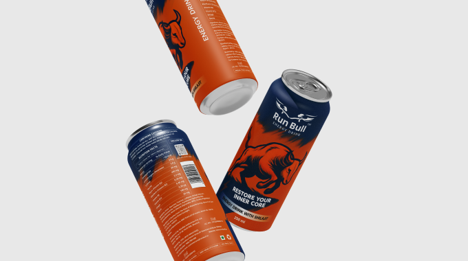 Run Bull Shilajit Energy Drink - The Herbal Edge in Energy Beverages